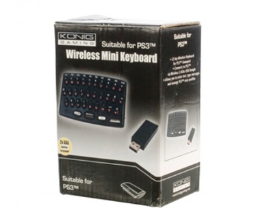 Konig Draadloze Mini Toetsenbord  PS3