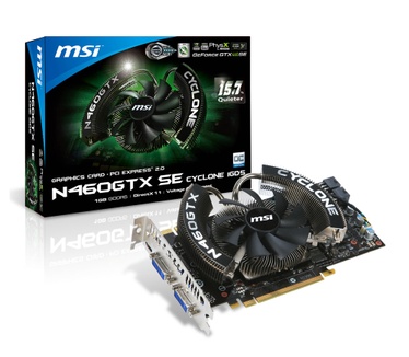 MSI N460GTX-SE Cyclone 1GD5/OC