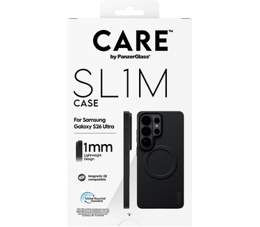 PanzerGlass CARE™ by PanzerGlass® SL1M Case Black w. Qi Samsung Galaxy S26 Ultra