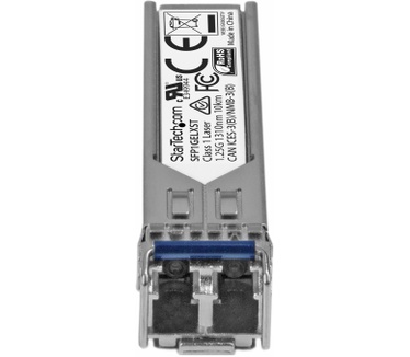 Startech.com Gigabit glasvezel 1000Base-LX SFP ontvanger module Juniper SFP-1GE-LX compatibel SM LC 10 km