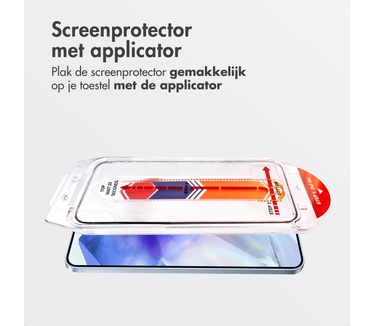 Accezz glas screenprotector met anti-dust applicator