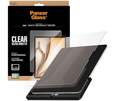 PanzerGlass PanzerGlass® Screen Protector iPad Air 13" (2025-2024) | Pro 13" (2025-2024) | Ultra-Wide Fit w. Fastfit tool