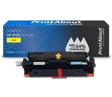 PrintAbout Huismerk HP 410X (CF412X) Toner Geel Hoge capaciteit