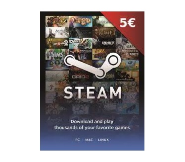 Steam Giftcard 5 euro