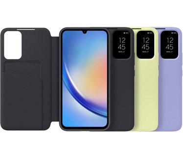 Samsung Galaxy A34 Smart View PC Book Case Zwart