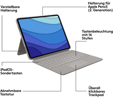 Logitech Combo Touch for iPad Pro 12.9-inch (5th generation)