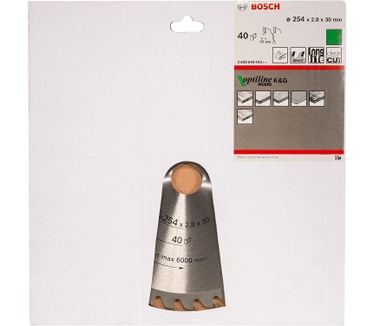 Bosch Optiline Wood Cirkelzaagbladen