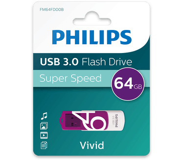 Philips Flash Drive FM64FD00B 64GB Wit (USB 3.0)