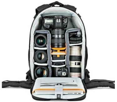 Lowepro Flipside 400 AW II Mica/Pixel Camo Groen, Zwart