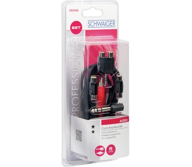 Schwaiger 2 x RCA/2 x RCA 2.5m