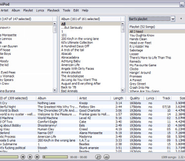 YamiPod screenshot (410 pix)