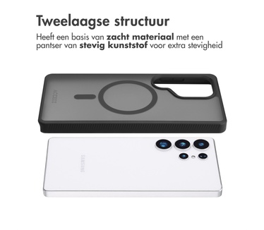 Accezz Rugged Frosted Backcover met MagSafe