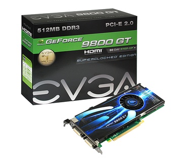 EVGA GeForce 9800GT 512MB Superclocked