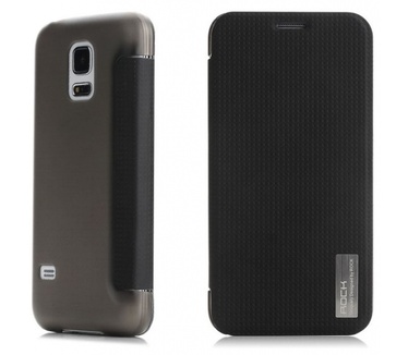 Rock Samsung Galaxy S5 Mini Leather case (ELEGANT Serie black)