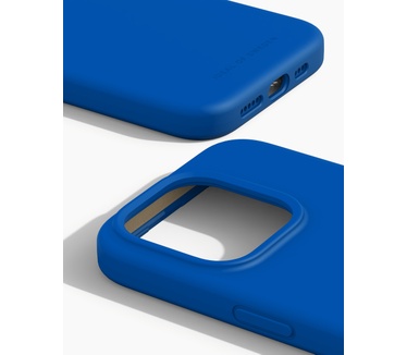 iDeal of Sweden Silicone Cobalt Blue (iPhone 15 Pro) Blauw
