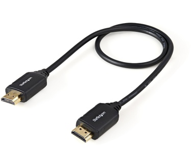 Startech.com Premium High Speed HDMI Cable with Ethernet - 4K 60Hz - 0.5 m Zwart