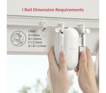Switchbot Curtain 1-Rail Wit