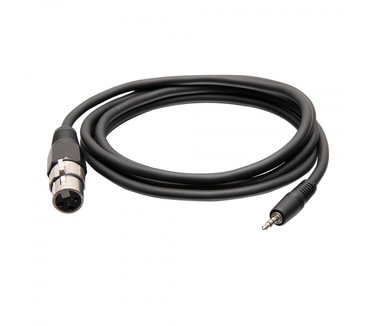 CablesToGo 0.5m 3.5mm Mannelijk 3 Positie TRS naar Vrouwelijk XLR kabel