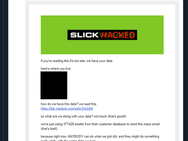 SlickWraps hack email