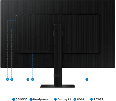 Samsung ViewFinity S7 S70D 27" (D700EAU) Zwart
