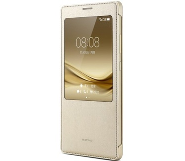 Huawei Origineel S-View Book Cover voor Mate 8 - Goud Goud