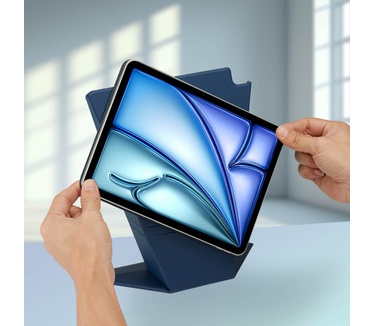 Accezz High Stand tablet case Apple iPad Air 11 inch (2025) M3 / (2024) M2 / Air 5 (2022) / Air 4 (2020) - Donkerblauw