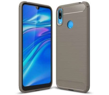 qMust Huawei Y7 2019 Rugged TPU Case - Grijs