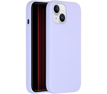 Accezz Liquid Silicone Backcover met MagSafe iPhone 15 - Paars