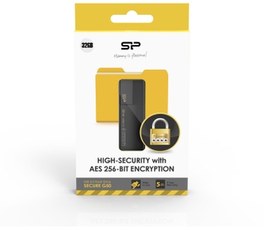 Silicon Power 32GB Secure G50 32GB Zwart