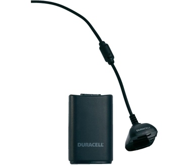 Duracell Duracell Play & Charge Kit - Xbox360 Controller, Zwart, Xbox 360