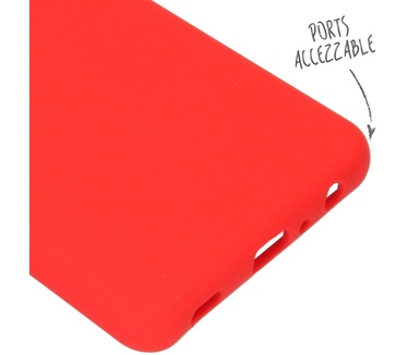 Accezz Liquid Silicone Backcover Samsung Galaxy A72 - Rood (Galaxy A72) Rood
