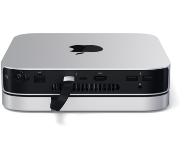 Satechi Aluminum Mac Mini Standaard & Hub Zilver