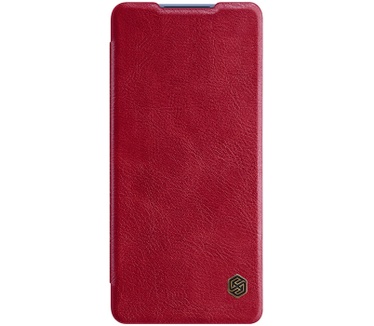 Nillkin Qin PU Leather Book Case Samsung Galaxy S20 FE - Rood Rood