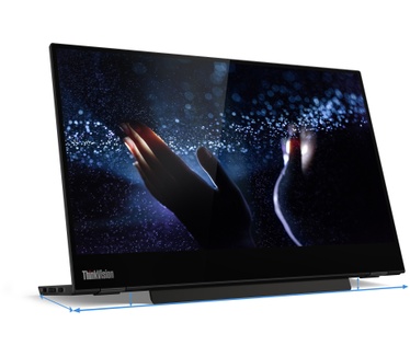 Lenovo ThinkVision M14t (62A3UAT1WL) Zwart