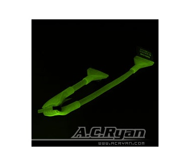 AC Ryan ACR-RC9482 Roundcables Floppy (45cm, 1dev, UV Groen)