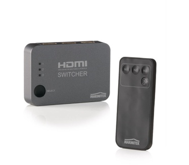 Marmitek Connect 310 UHD Automatische HDMI switch met 4K UHD ondersteuning - 3 ingangen/ 1 uitgang