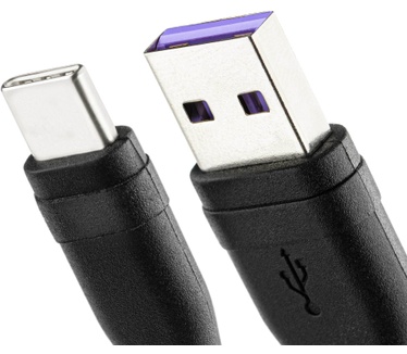 Mojogear USB-C naar USB kabel Extra Sterk Grijs, Zwart
