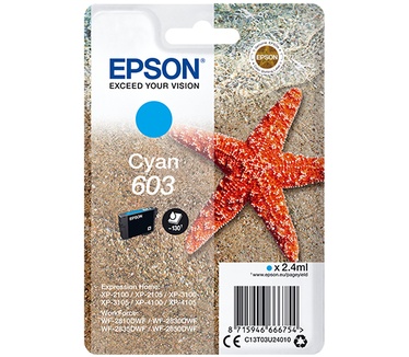 Epson Singlepack Cyan 603 Ink