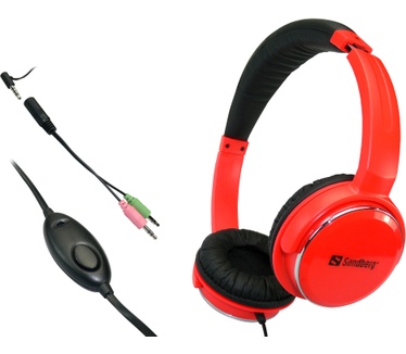 Sandberg Home'n Street Headset Red