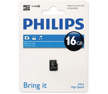 Philips Micro SD card Class 10 16GB