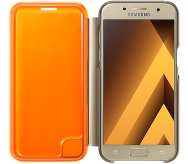 Samsung Galaxy A3 (2017) Neon Flip Cover  Goud