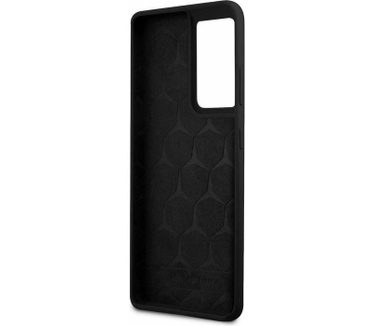 Mercedes-Benz Silicone Back Case Samsung Galaxy S21 Ultra - Zwart Zwart