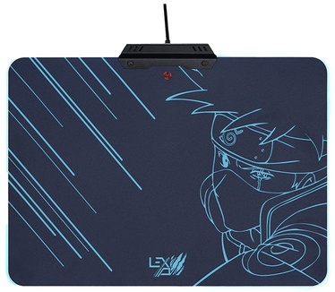 Lexip Kakashi "Kamui" Naruto Shippuden Muismat – Harde Muismat Met Micro-Getextureerd Oppervlak En Rgb-Verlichting