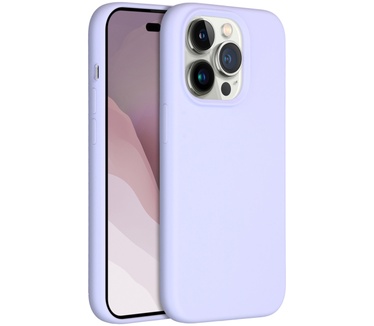Accezz Liquid Silicone Backcover iPhone 14 Pro - Paars