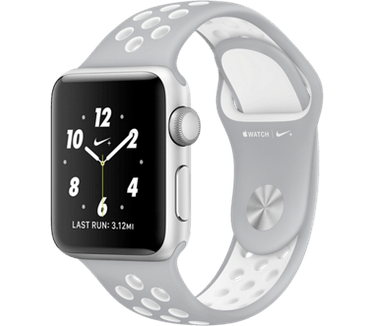 Apple Watch 2 Nike+ (Sportbandje, 42mm) Zilver (Wit)