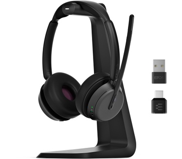 Sennheiser IMPACT 1000 MS UC ANC WL USB-C+A Stand