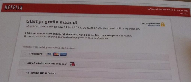 Netflix screenshot (bron: @nikstemelden)