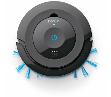 hoogo R2 Robot Stofzuiger RO201 - 120 min./130 m² Reikwijdte - Longlife digitale motor - Sensor voor trap - 3 Reinigingsprogramma's - 7 cm hoog - Zakloos - 0.275 liter