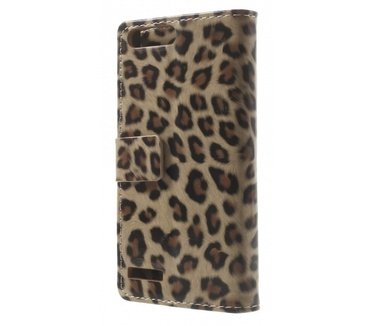 Kees Luipaard Print Portemonnee Hoesje Huawei Ascend G6 4G