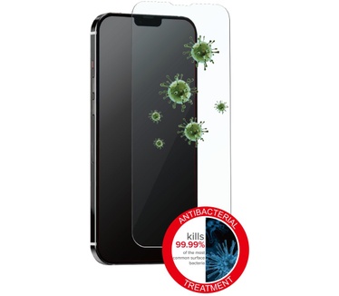 eStuff Titan Shield Antibacterial Glass Screen Protector for iPhone 13 Pro Max